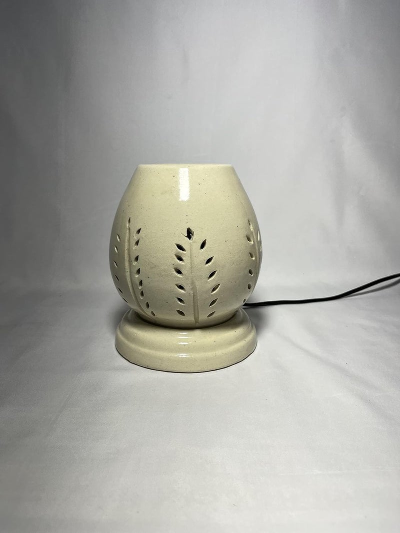 Ceramic Lotus Design Aroma Diffuser Lavender  - Image 1