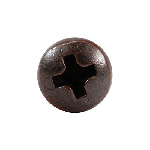 Rok Hardware 100 Pack #4 x 5/8" Deep Coarse Thread Phillips Pan Head Wood Screws Bronze Plated MDF - Image 2