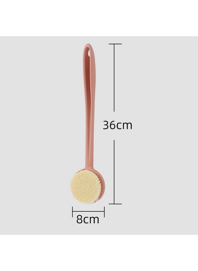 FEBLICH Bath Brush Back Scrubber With Soft Bristles Long Handle Bathing, Spa Body Massage - Image 4