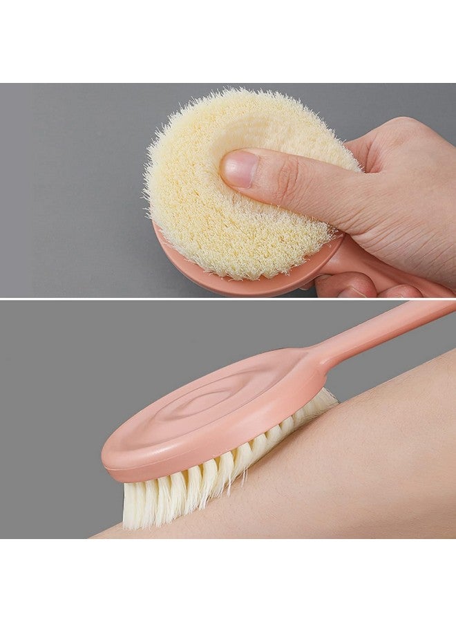 FEBLICH Bath Brush Back Scrubber With Soft Bristles Long Handle Bathing, Spa Body Massage - Image 3