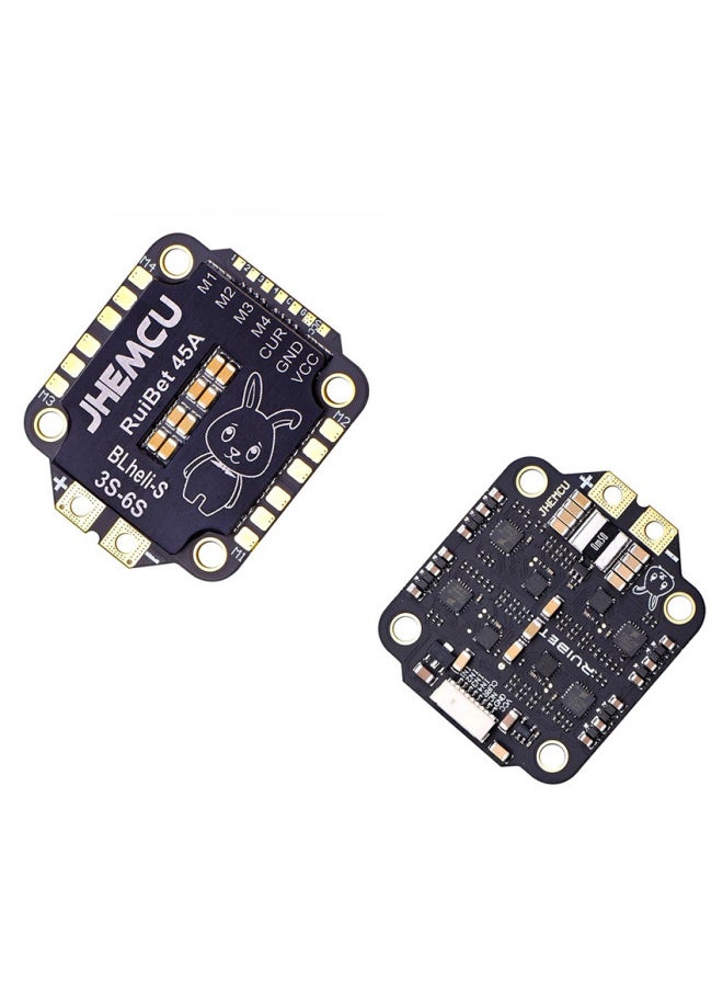 JHEMCU Tianjin Airlines F7 Flying Tower F722 Flight Control Bluejay Bluebird 8-bit 60A 4-in -1 Electric Tuning-Color:55a Flying Tower (ghf 722 Flight Control + 55a Esc)-Specifications:Jhemcu F722 Flying Tower