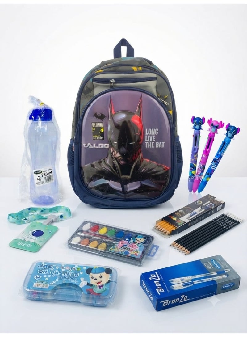 All-in-One School Supplies Set – Magical design featuring a comprehensive range of 8 school and office items. - Image 1