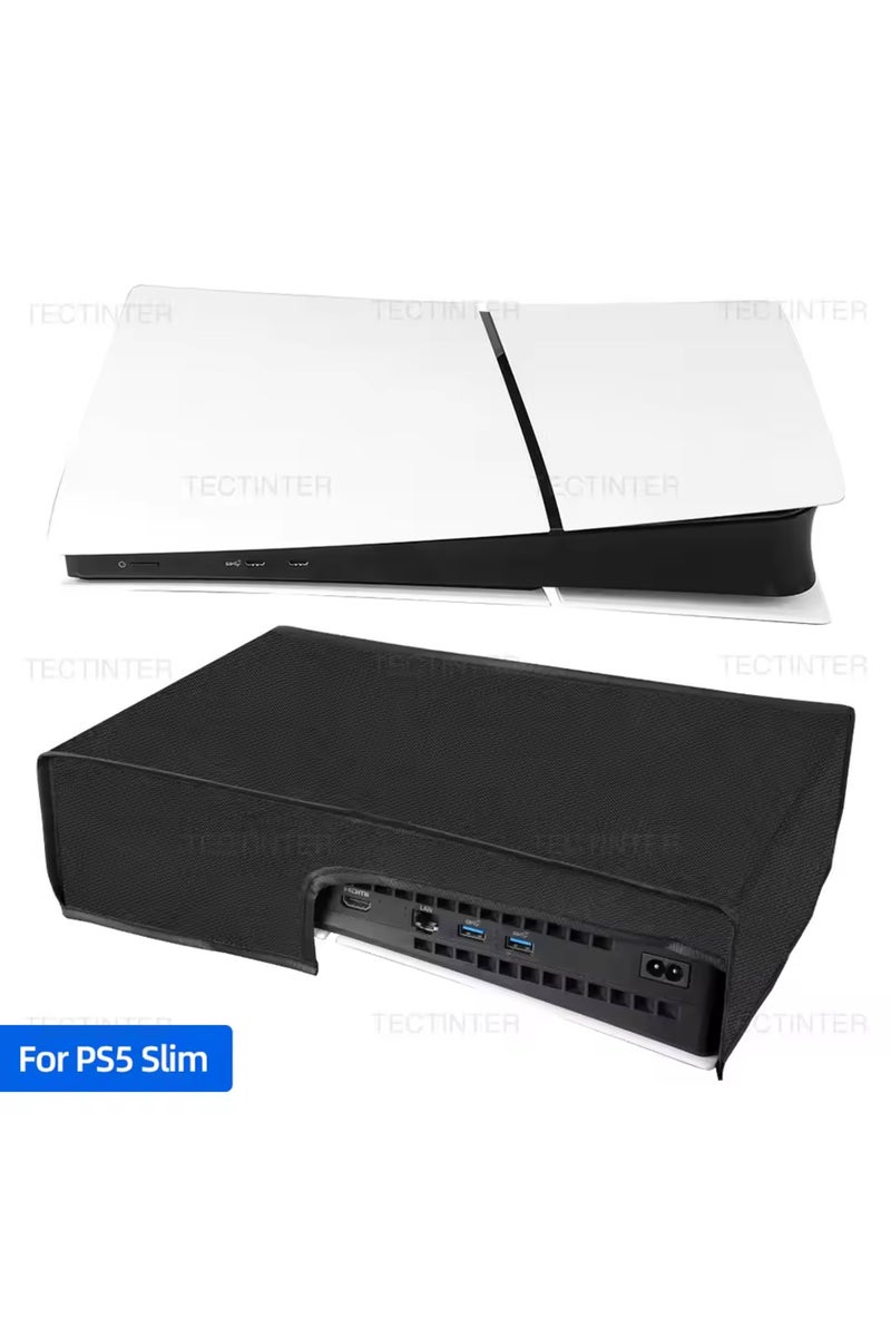 غطاء أفقي مقاوم للغبار لجهاز بلاي ستيشن 5 سليم/برو، غطاء حماية لجهاز الألعاب بلاي ستيشن 5.