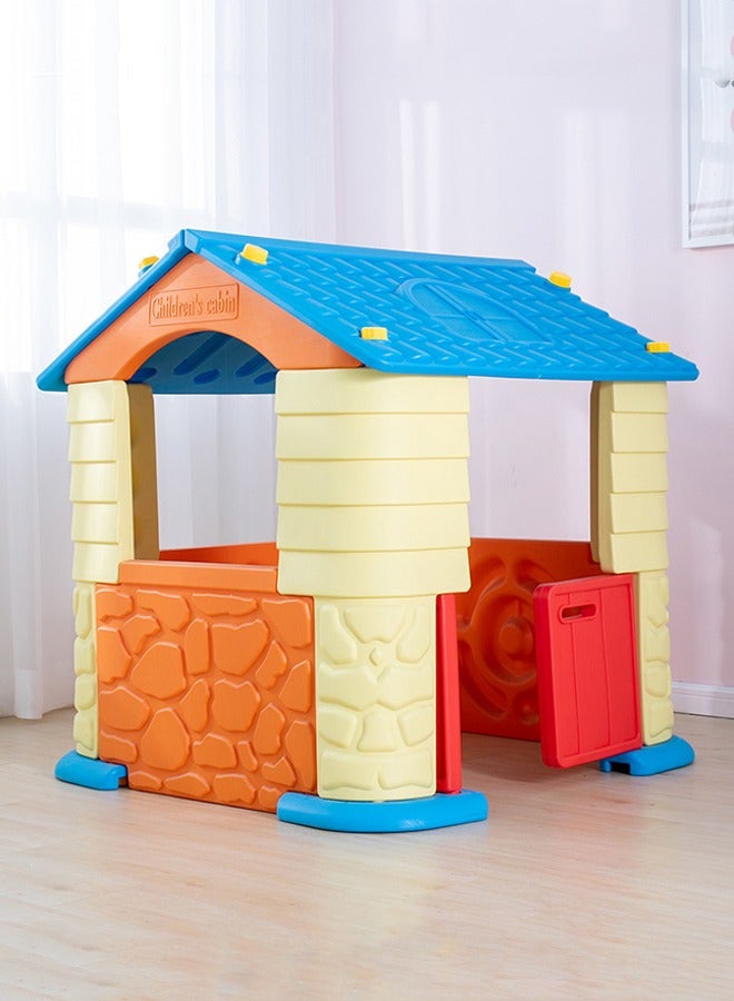 جساي تويز حديقة داخلية وخارجية الفناء الخلفي للأطفال لعب منزل ملعب أطفال منزل لعب بلاستيكي - Image 1