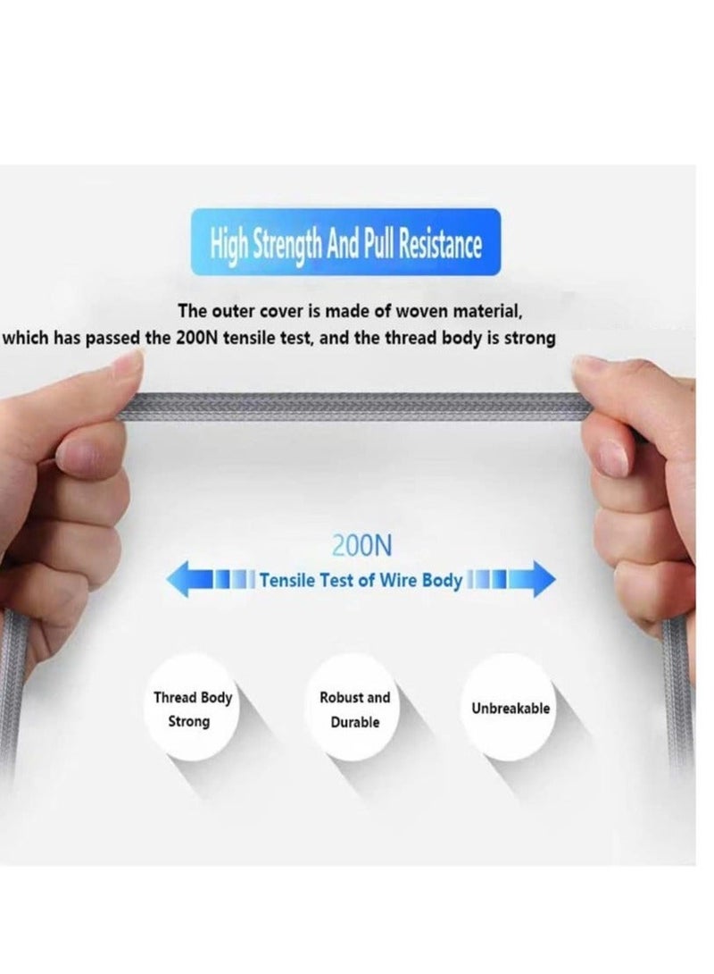 8K Usb C to Displayport Bi-Directional Cable 6.6FT Display Port Type-C 3.1 Converter 8K@60Hz 4K@120Hz Compatible Thunderbolt 3/4 For MacBook Pro DELL Laptop - Image 5