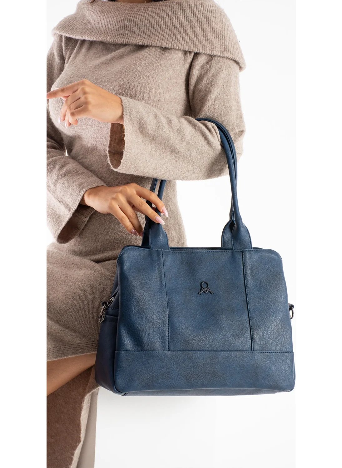 Çanta Trend Mega Large Soft Faux Leather Women's Handbag