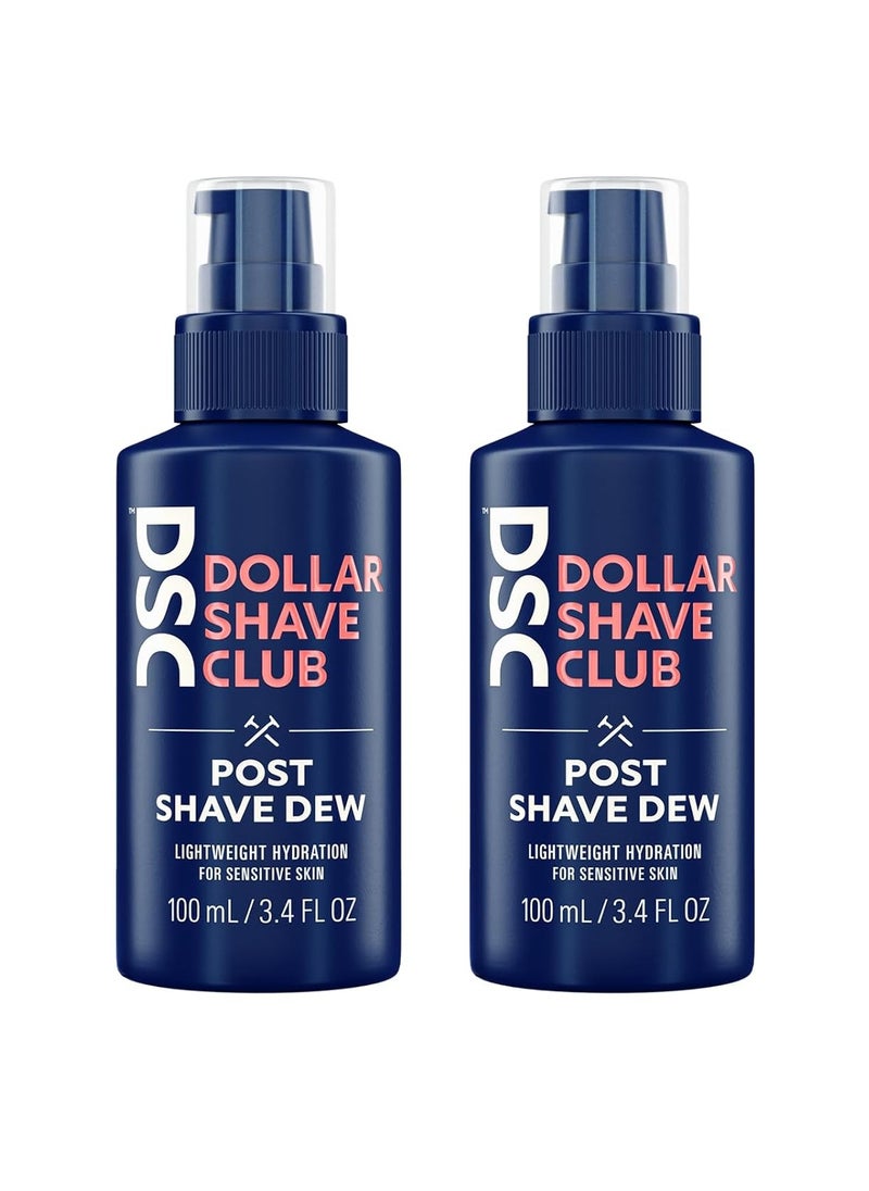 DOLLAR SHAVE CLUB - Dollar Shave Club | Post Shave Dew 3.4 ounce (2 Pack) | Moisturizing Shaving Gel for Sensitive Skin - Image 1