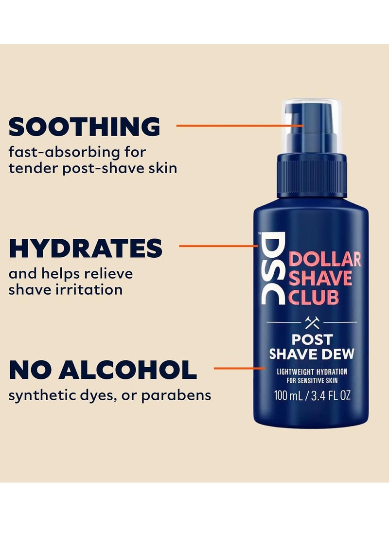DOLLAR SHAVE CLUB - Dollar Shave Club | Post Shave Dew 3.4 ounce (2 Pack) | Moisturizing Shaving Gel for Sensitive Skin - Image 1