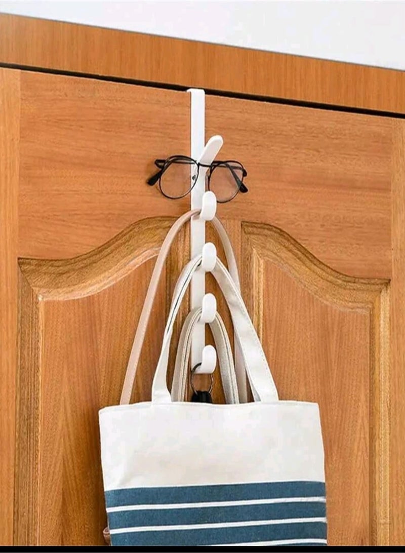 Simple Door Hanger Clothes Hanger Door Hole Door Back Storage Rack Creative Clothes Hook Small Dish Drying Rack with Mat Hangers - Image 4