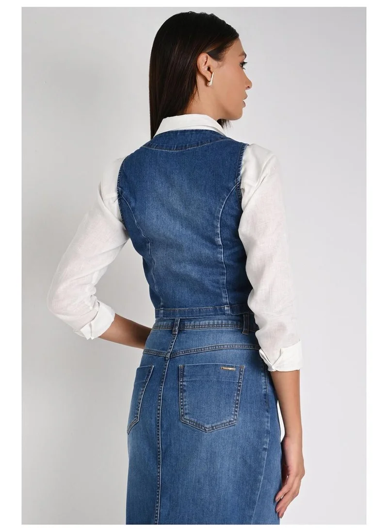 Carmen Steffens Denim Elegance Vest