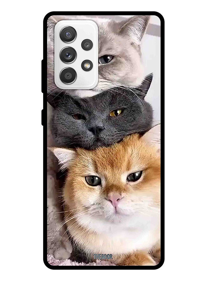 Theodor Protective Case Cover For Samsung Galaxy A52 Cats - Image 1