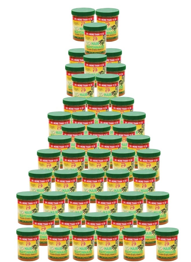 PYRON 51 Pieces Hair Mayonnaise Treatment for Weak & Damaged Hair with Olive Oil 500grams  - Image 1
