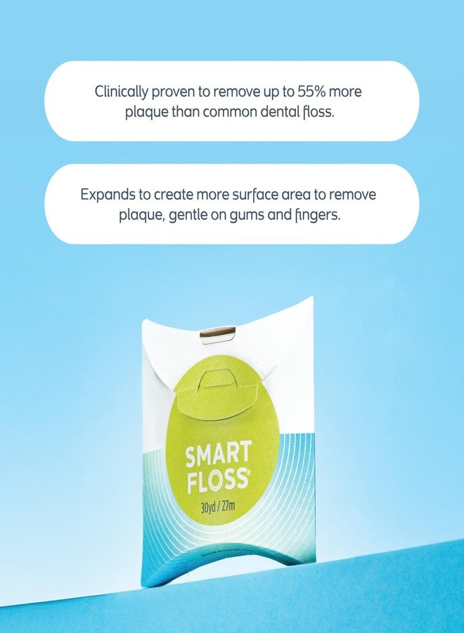 DrTung's Smart Floss - Natural Floss, PTFE & PFAS Free Floss, Gentle on Gums, Expands & Stretches, BPA Free Floss - Natural Dental Floss Cardamom Flavor (Pack of 12 - Image 4