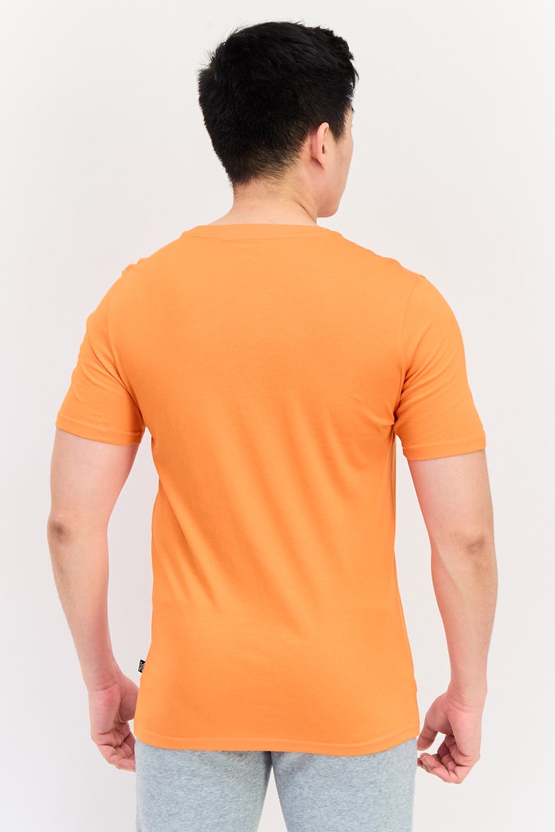 PUMA Men Sportswear Fit Short Sleeve Outdoor T-Shirt, Orange - Image 2