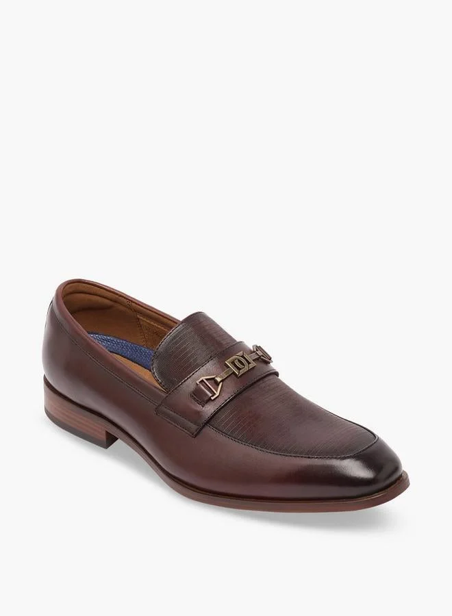 Duchini Men Leather Slip-On Loafers