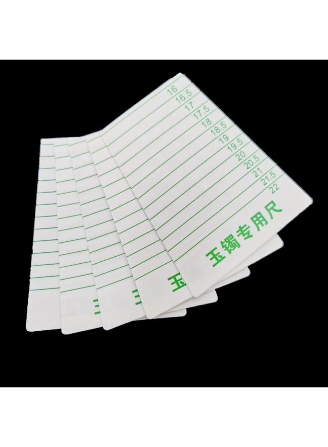 Bracelet Caliper Ring Measuring Tool Measuring Jade Bracelet Caliper Paper Measuring Size Size Diameter Circumferential Cardboard-Model:Bracelet Caliper  - Image 3