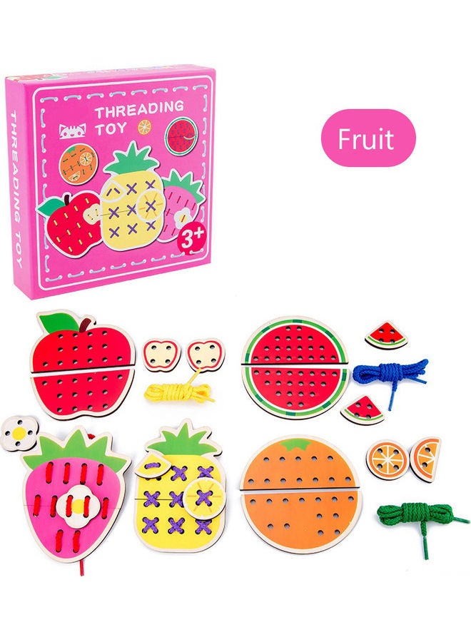 Cartoon Fruit Puzzle Toy