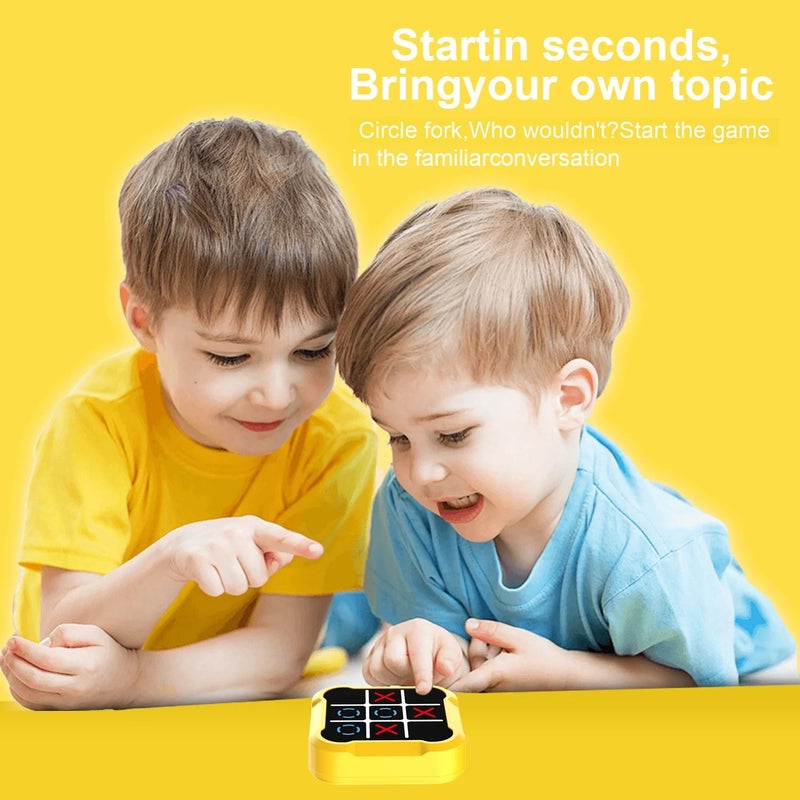 Y&D Electronic Tic-Tac-Toe Board Game 4-in-1 Set - Portable Strategy Game with X & O Letters - ABS Material - Indoor Party Fun - Image 3