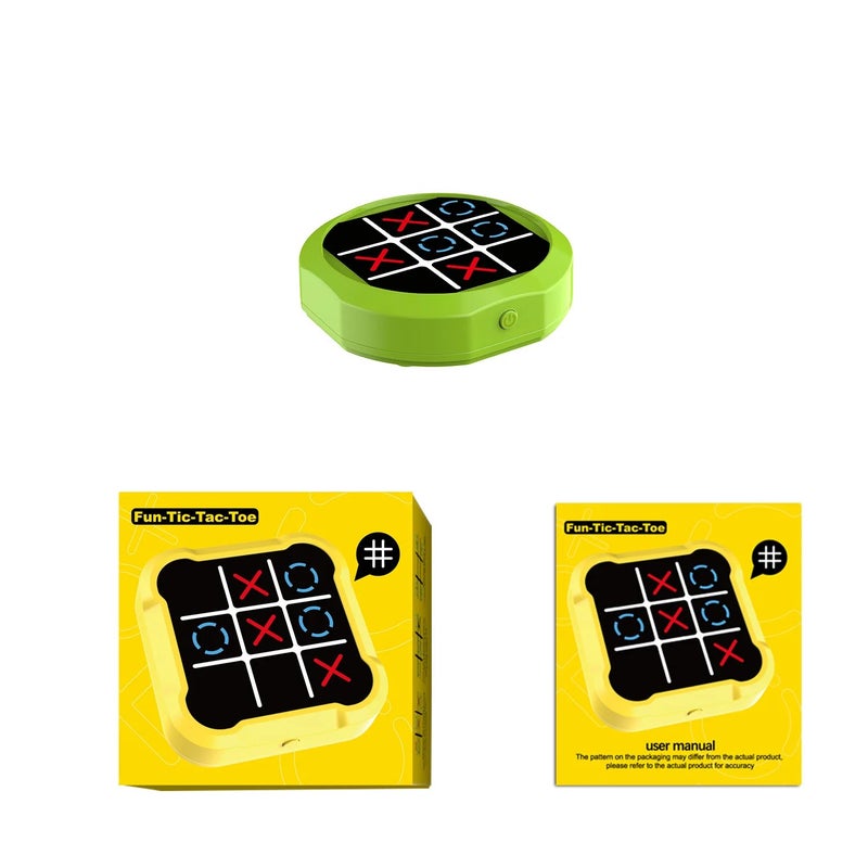 Y&D Electronic Tic-Tac-Toe Board Game 4-in-1 Set - Portable Strategy Game with X & O Letters - ABS Material - Indoor Party Fun - Image 1
