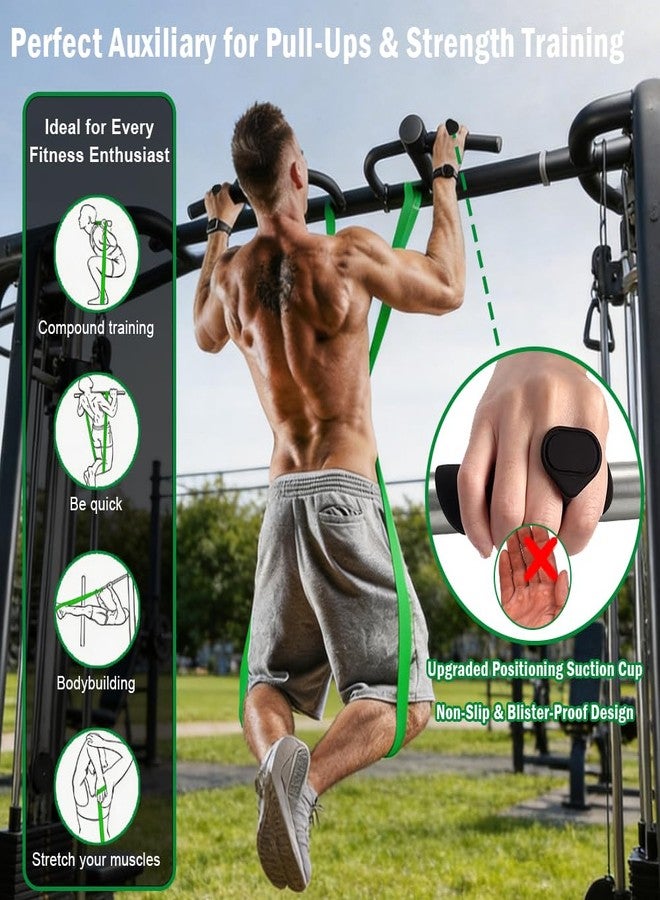 RYNEX Pull Up Assistance Bands, Resistance Bands Set with Handles for Men Women, Workout & Exercise Bands, 5-Level Elastic Bands for Working Out, Stretch Bands for Home Gym, Stretching & Physical Therapy - Image 3