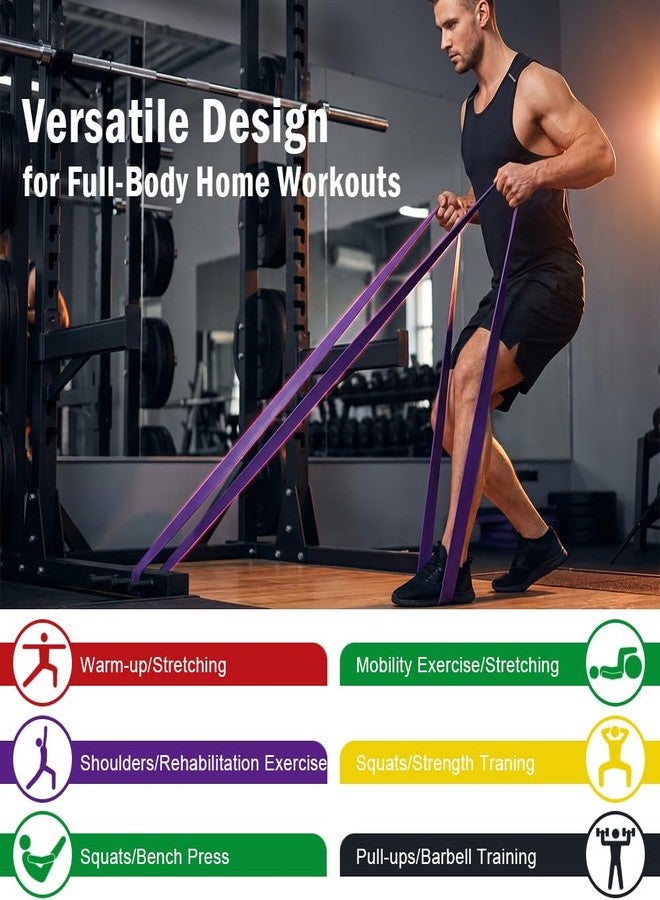 RYNEX Pull Up Assistance Bands, Resistance Bands Set with Handles for Men Women, Workout & Exercise Bands, 5-Level Elastic Bands for Working Out, Stretch Bands for Home Gym, Stretching & Physical Therapy - Image 4