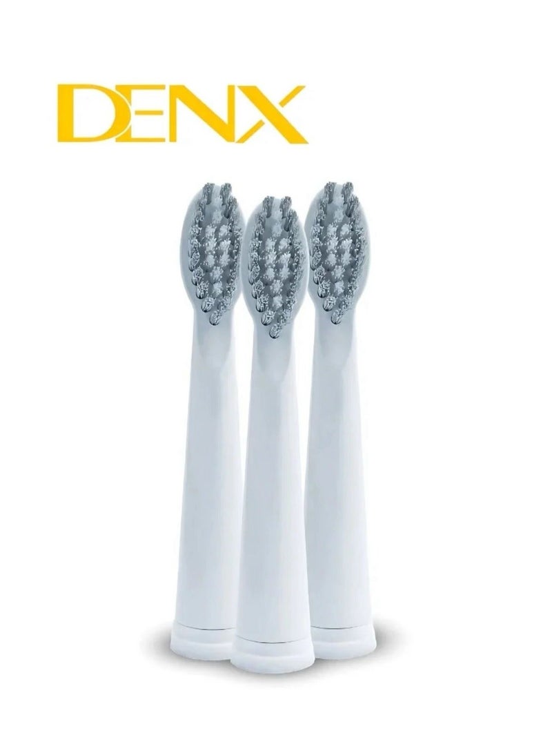 Denx Electric Toothbrush with 3 Brush Heads, Ultrasonic Motor, 5 Modes, Rechargeable, IPX7 Waterproof, Electric Toothbrush for Adults and Teens DX2579 - Image 4