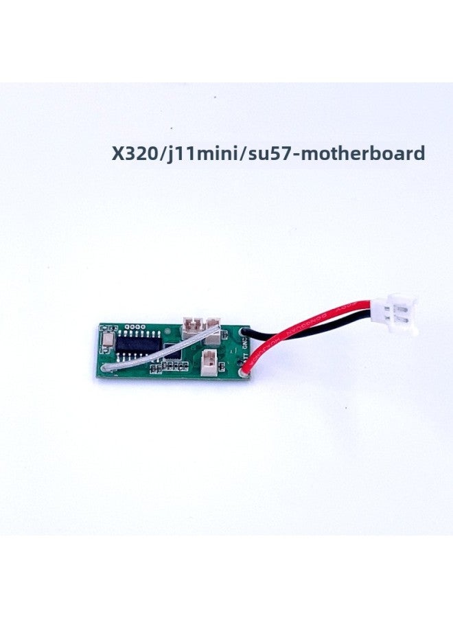 Model Airplane Accessories SU57 Remote Control Aircraft J-11mini Sea, Land And Air X320 Propeller Sticker Landing Gear Electric Machine Seat-Color:X320 Bottom Slide-Specifications:35*25*8CM  - Image 3