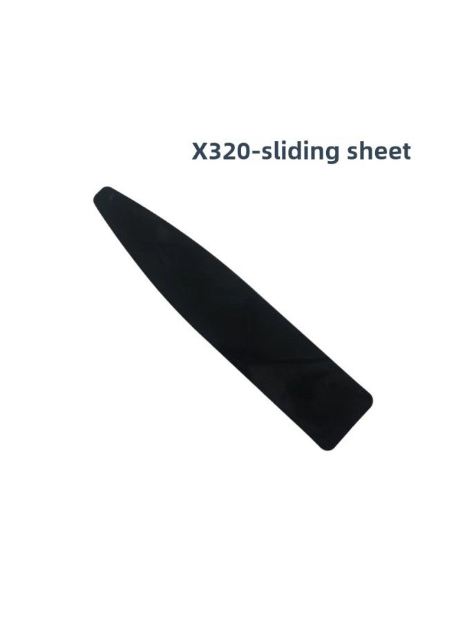 Model Airplane Accessories SU57 Remote Control Aircraft J-11mini Sea, Land And Air X320 Propeller Sticker Landing Gear Electric Machine Seat-Color:X320 Bottom Slide-Specifications:35*25*8CM  - Image 1