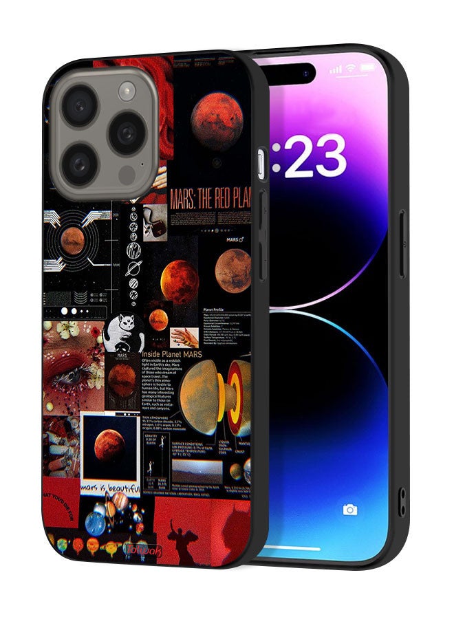 Tolwak Apple iPhone 15 Pro Max Protective Case Cover Mars Art - Image 1