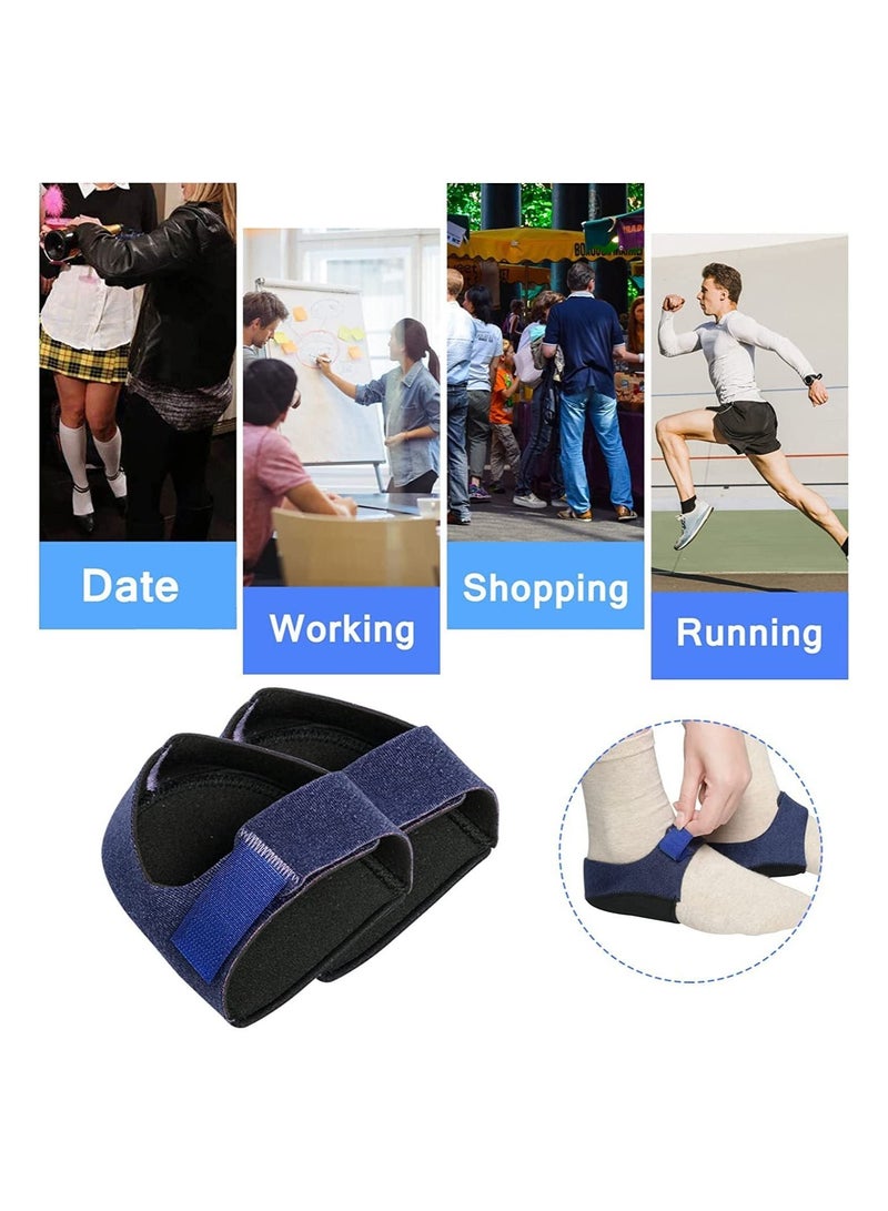 1 Pair Heel Protectors Support for Heel Pain Plantar Fasciitis Achilles Gel Heel Cushion Pads - Image 5