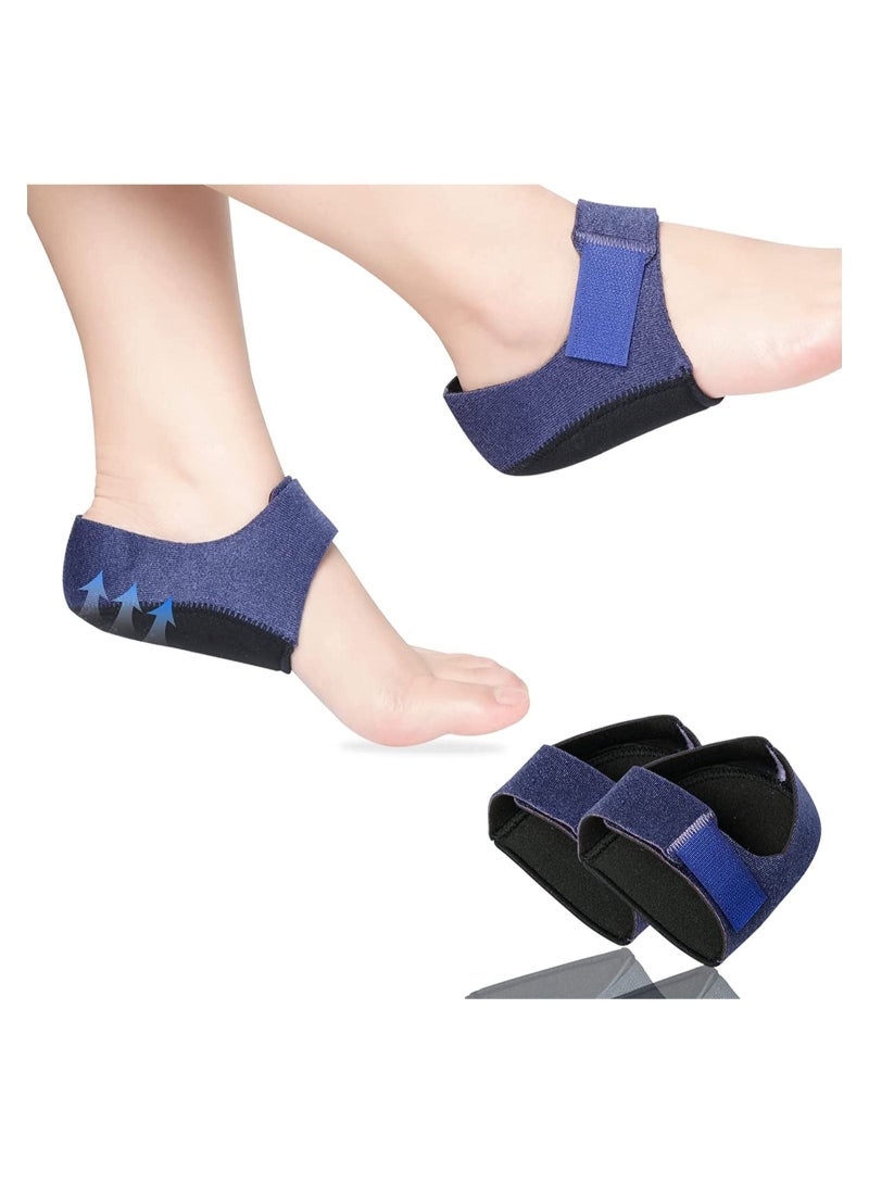1 Pair Heel Protectors Support for Heel Pain Plantar Fasciitis Achilles Gel Heel Cushion Pads - Image 1