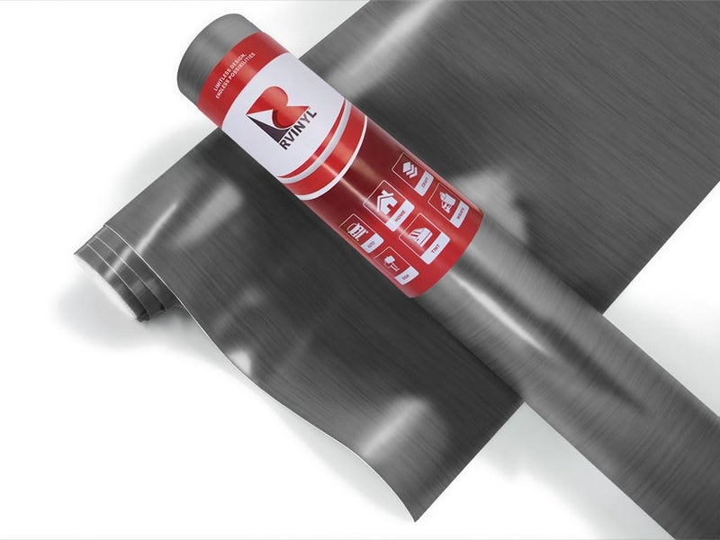 3M 2080 BR201 Brushed Steel 1ft x 1ft Vinyl Wrap Film Sheet with AirRelease for Cars Trucks More 1sq ft Roll