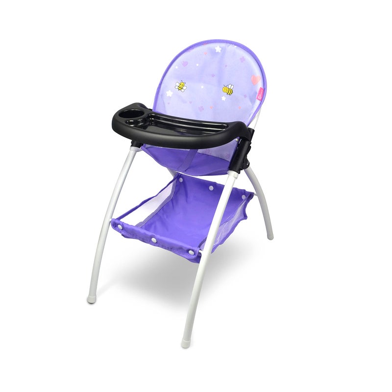 Anivia Baby Doll High Chair Toy High Chair for Baby Doll DH010PURPLE - Image 2