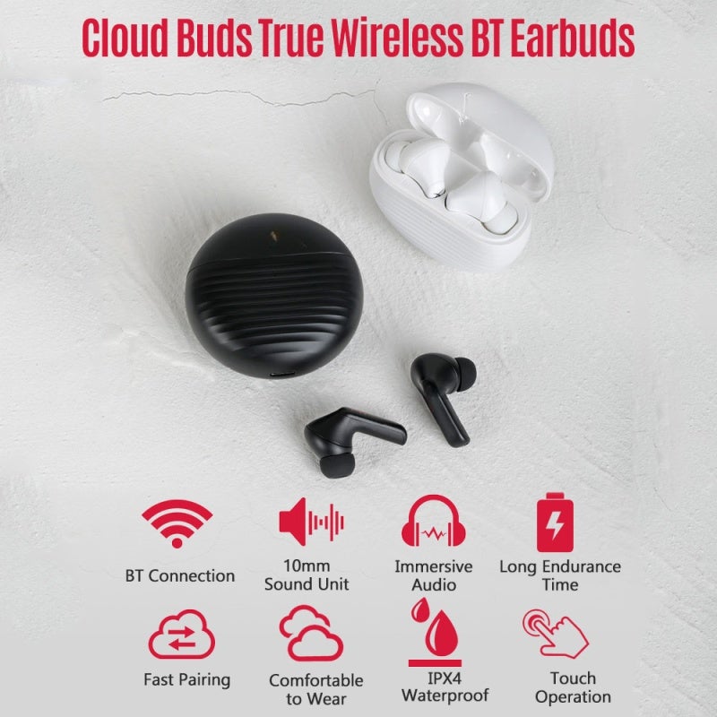 HYPER Wireless Headphone 10mm Sound Unit Ergonomic In-Ear Design - Earbuds IPX4 Waterproof Touch Control for Exercise Fitness - Image 2