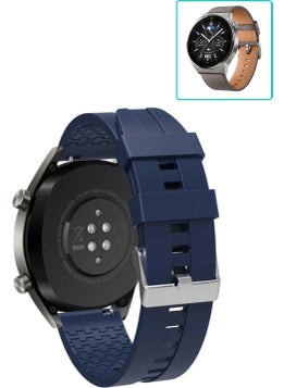Tagomoon Huawei Watch GT3 Pro 46MM Smart Watch Compatible Band Hollow Pattern Buckle Silicone Strap 