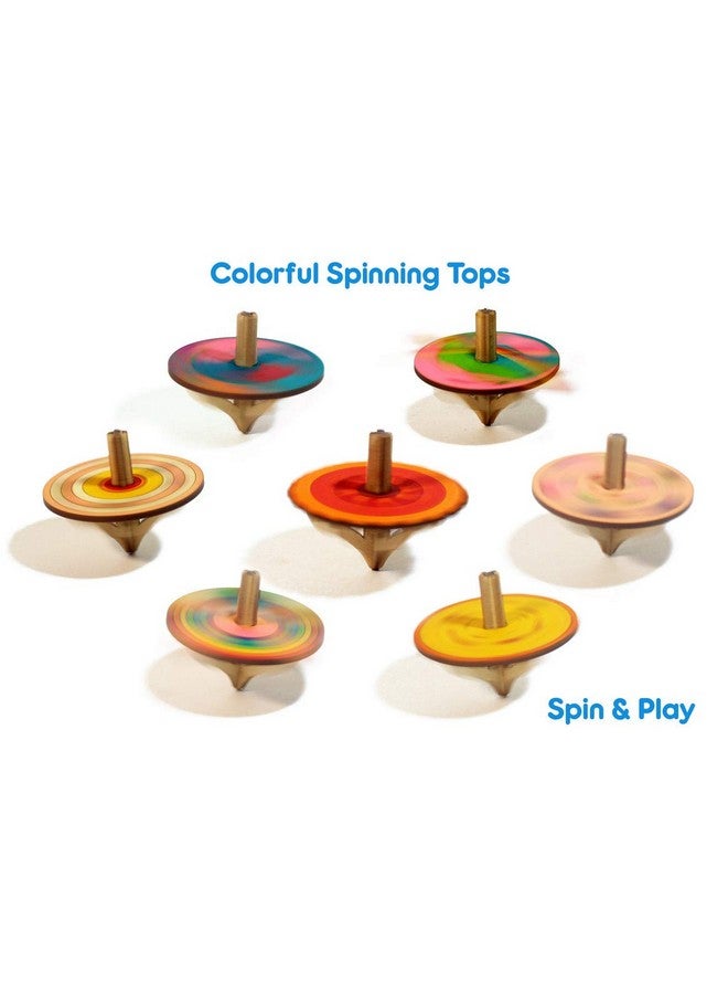 فنفينشين مجموعة Funvention DIY Spinning Tops (نظام شمسي) - مجموعة من 7 قطع دوارة DIY فريدة من نوعها + ألوان مجانية - مجموعة ألعاب ألغاز وتلوين ثلاثية الأبعاد لتعلم العلوم والرياضيات - Image 5