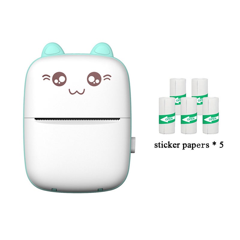 Mini Small Portable Printer Po Search Po Thermal Printing Student Wrong Question Factory - Image 1