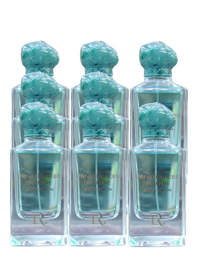 Le Robinson 8 Pieces Private Green Intense Perfume For Women 100ml EDP - Image 1