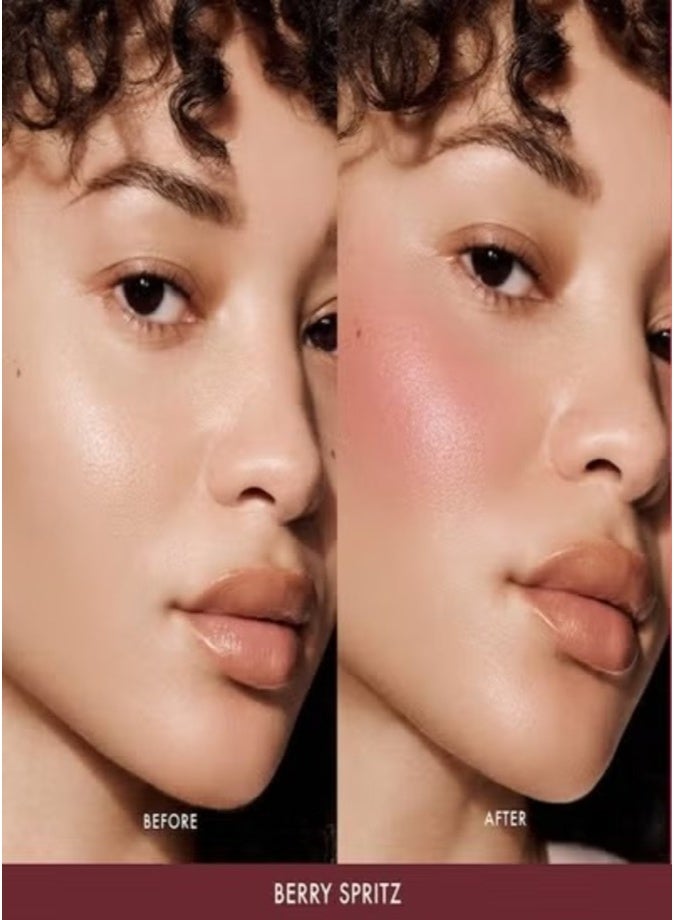 Summer Fridays Hydrating Blush Butter Balm with Peptides, Berry Spritz 3.5g – Nourishing Creamy Color & Skincare Benefits - Image 3