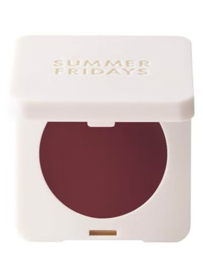 Summer Fridays Hydrating Blush Butter Balm with Peptides, Berry Spritz 3.5g – Nourishing Creamy Color & Skincare Benefits - Image 1