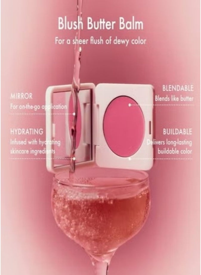 Summer Fridays Hydrating Blush Butter Balm with Peptides, Berry Spritz 3.5g – Nourishing Creamy Color & Skincare Benefits - Image 5