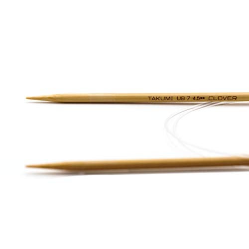 Clover Takumi Bamboo Circular 36-Inch Knitting Needles, Size 7 (3016/36-07) - Image 4