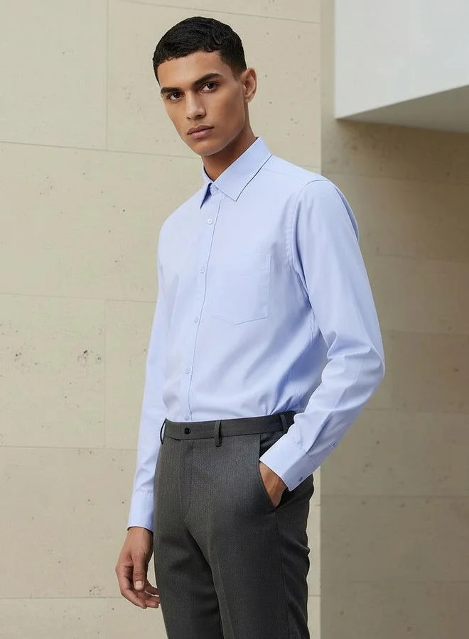 Splash FAV Men Regular Fit Collared Philaphil Long Sleeves Shirt
