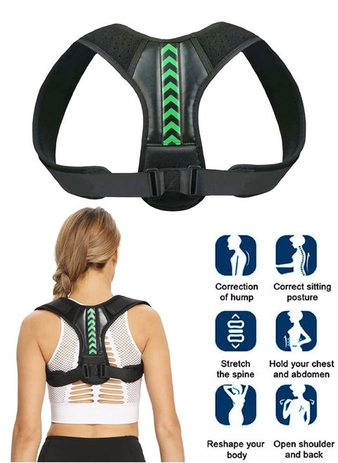 Posture Corrector for Back and Shoulders, Relieves Pain In The Upper Back, Neck And Shoulders, Suitable For Women and Men, Posture Trainer for Spinal Alignment Can Help With Hunchback Hump Correction