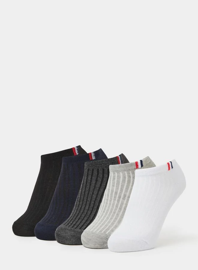 ستايلي Pack of 5 - Contrast Detail Socks