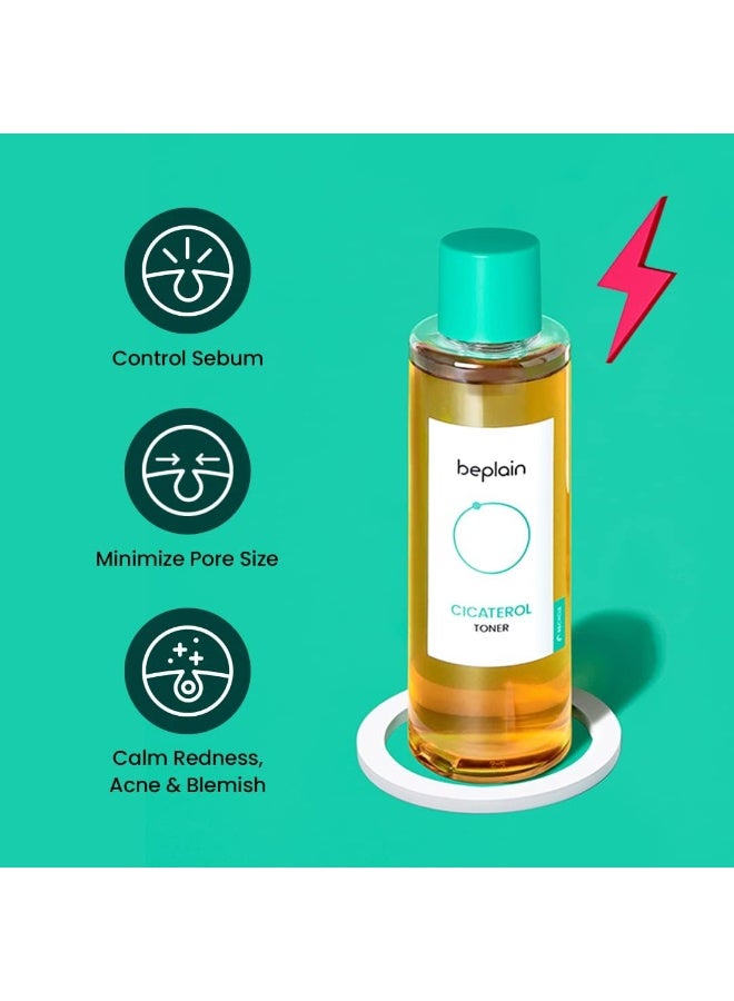 beplain Cicaterol Face Toner for Sensitive Skin, Troubled Skin with Blemishes, Korean Skin Care by Be Plain, 200 mL - Image 3