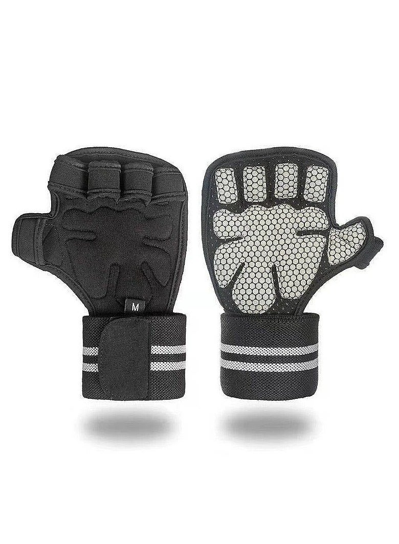 REVO Workout & Weight Lifting Gloves for Men & Women - Non-Slip Grip, Adjustable Wrist Support, Breathable, Lightweight Training Gloves for Gym and Fitness Accessories - Image 1