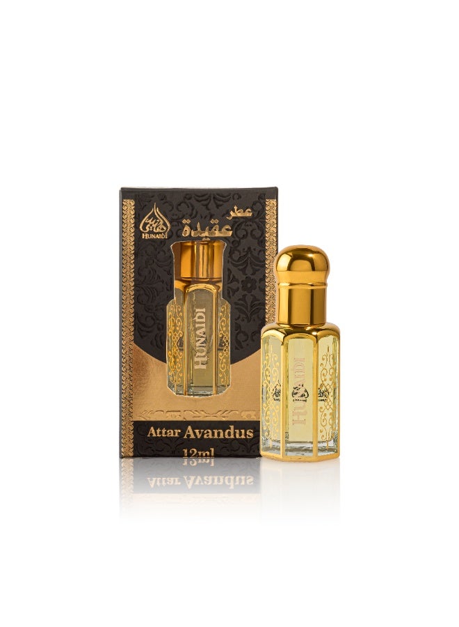 Al Hunaidi Perfumes ATTAR AVANDUS 12 ML - Image 5