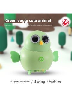 Generic Baby Learn To Head Up, Turn Over, Learn To Walk Educational Toys Swing Duck Movable Swing Electric Toys Business Toys-Colors:Swing Magnetic Duck-Green Kitty  - Image 1