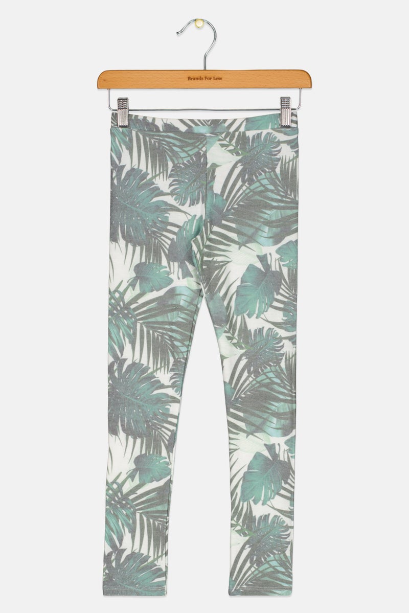 Chaser Kids Girl Allover Print Pull On Pants, Multicolor - Image 1